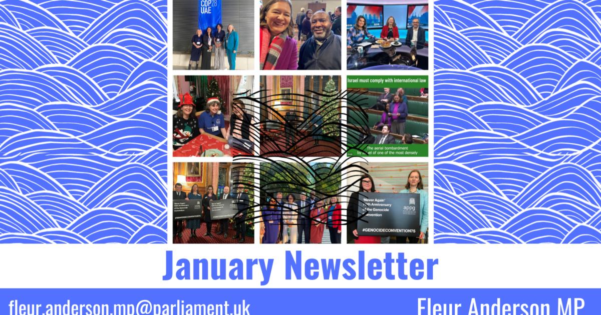 January Newsletter 2024 - Fleur Anderson MP